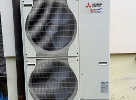 Mitsubishi Electric pompa di calore aria acqua Unità Esterna Zubadan Preseglie BS