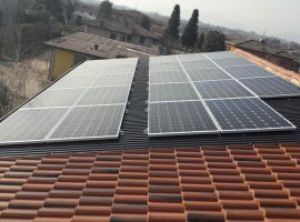 Impianto fotovoltaico 6,00 kWp Calvagese dR (BS)