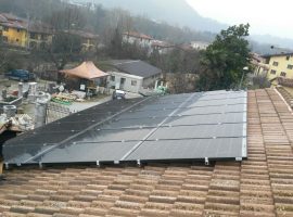 Impianto fotovoltaico 4,60 kWp Sabbio Chiese (BS) tecnologia vetro-vetro ultima generazione